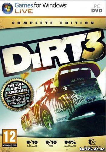 Dirt 3 Complete Edition (2012) [Лицензия,Анг​лийскийMilt​i5,Racing (Cars)  3D]