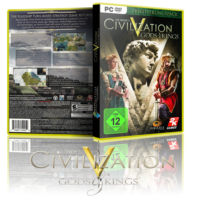 Sid Meier's Civilization 5.Gold Edition.v 1.0.1.674 + 13 DLC (2012) [RePack,Русский/Английский,Strategy (Turn-based / Grand strategy) / 3D]