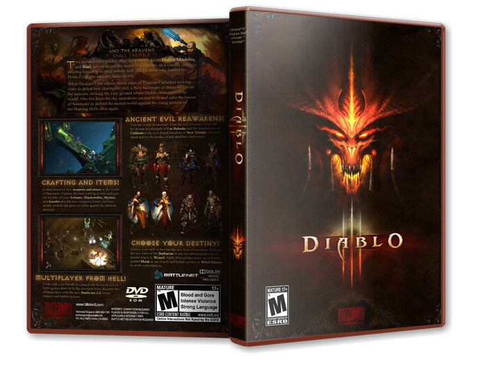 Diablo III v.1.0.2.9991 Client Server Emulator V2 -Skidrow/Team Mooege (2012) [Пиратка, Русский/Aнглийский/Multi8, RPG (Rogue/Action​) / 3D