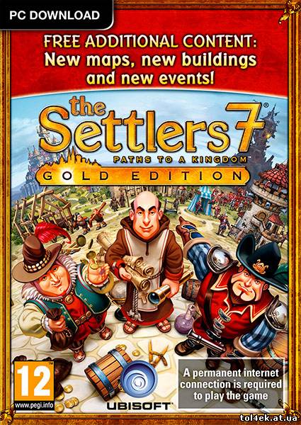 The Settlers 7 - Paths to a Kingdom: Deluxe Gold Edition (2013) (Multi9/EN/RU) [Repack] от z10yded